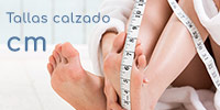 Tallas de los zapatos